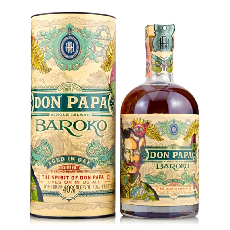 Don Papa Rum Baroko astucciato - Vendita Online
